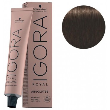 Igora Royal Absolutes N° 4/60 - Châtain Moyen Marron Naturel