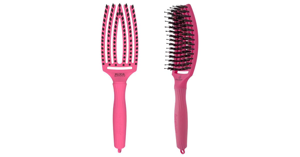 Brosse Olivia Garden FingerBrush Amour Rose – Image 2