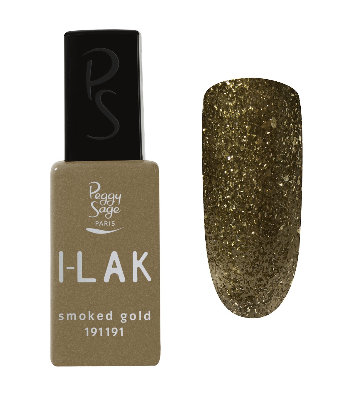 Vernis Semi-permanent I-LAK - Smoked Gold