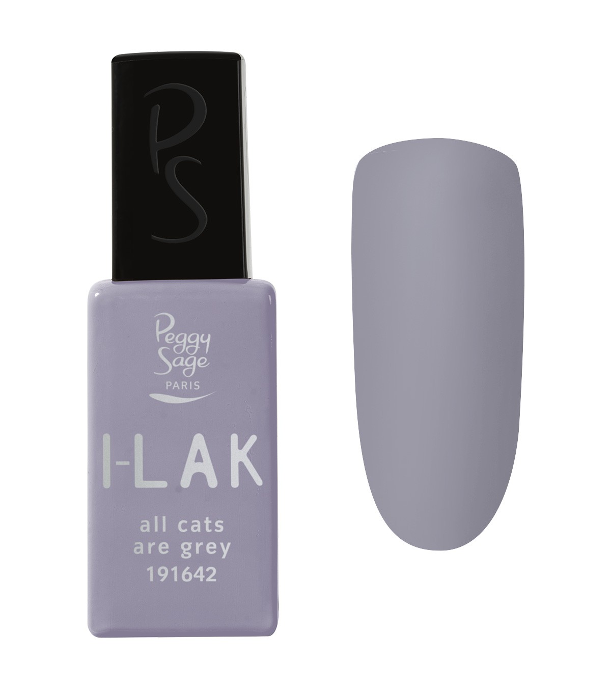 Vernis Semi-permanent I-LAK - All Cats Are Grey
