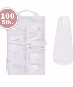 Press-On Full Cover Transparentes - Ballerines Longues