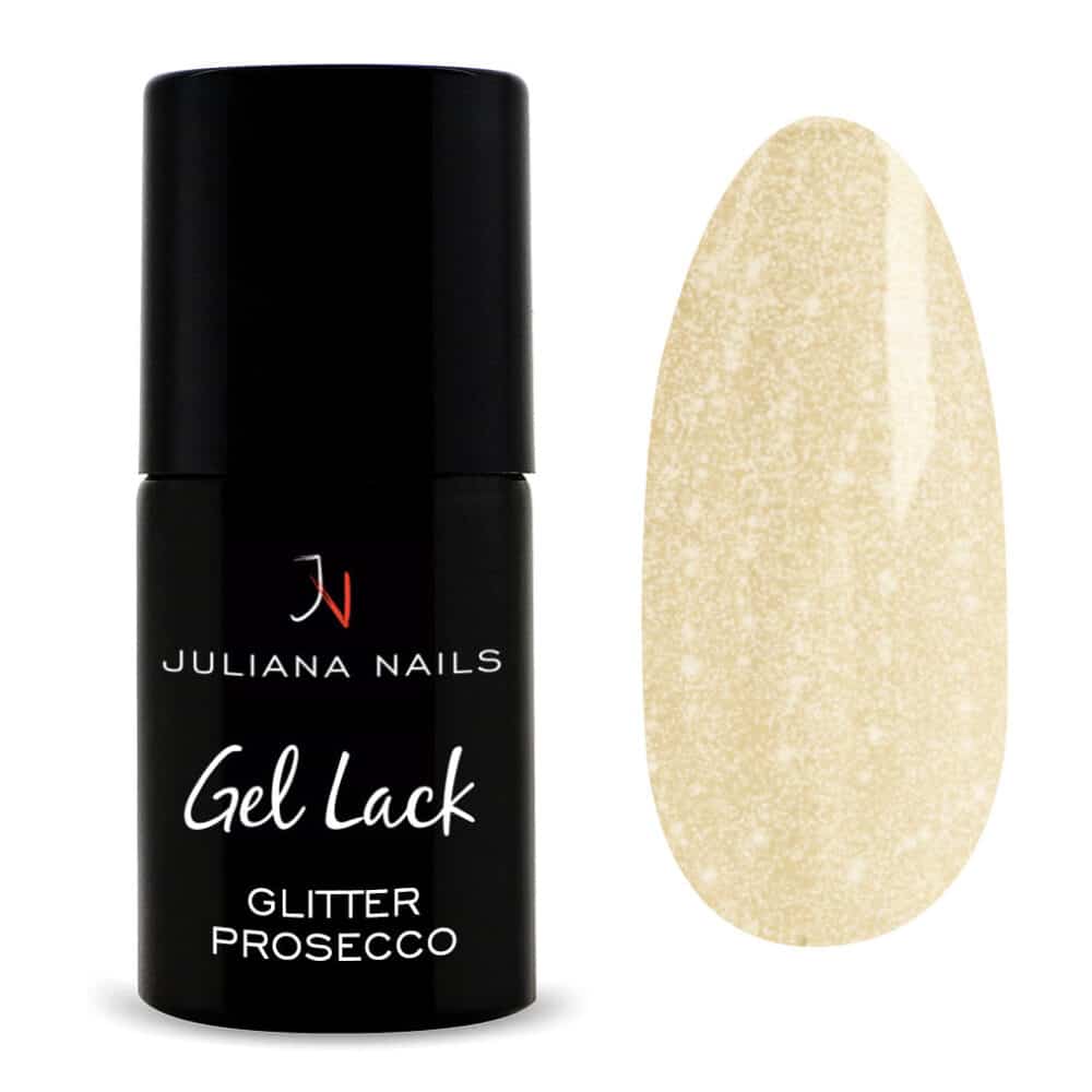 Vernis Semi-permanent Gel Lack 138 - Paillettes Prosecco