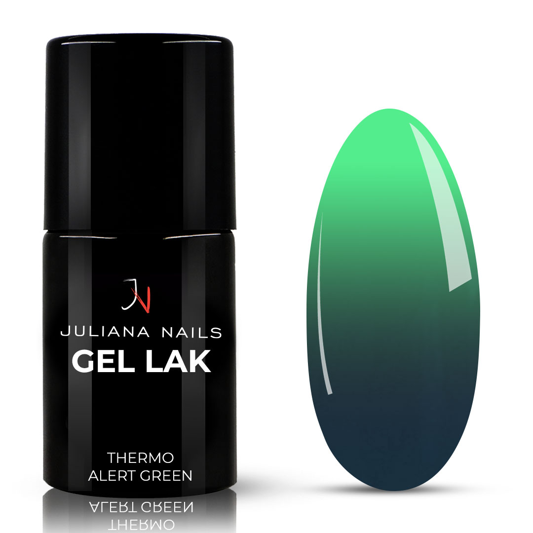 Vernis Semi-permanent Gel Lack 519 - Thermo Alert Green