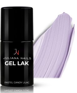 Vernis Semi-permanent Gel Lack 614 - Pastel Candy Lilac