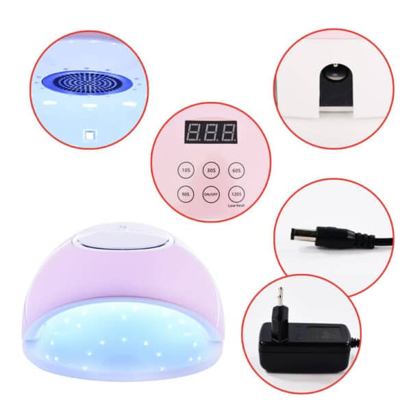 Lampe UV/LED Sans fil 48W – Image 2