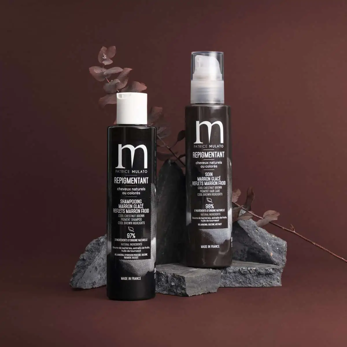 Shampoing Repigmentant Marron Glacé Patrice Mulato – Image 2