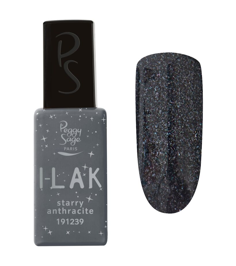 Vernis Semi-permanent I-LAK - Starry Anthracite