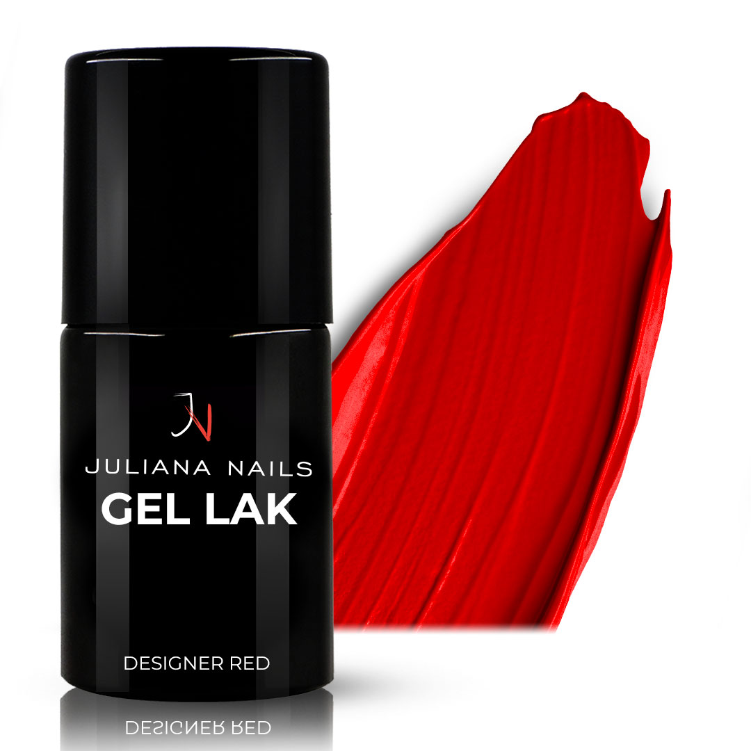 Vernis Semi-permanent Gel Lack 1032 - Designer Red