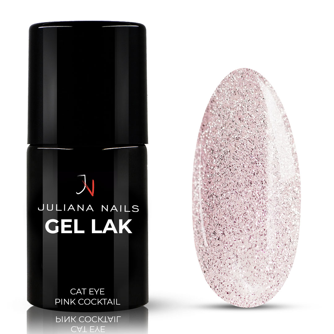 Vernis Semi-permanent Gel Lack 1137 - Cat Eye Pink Cocktail