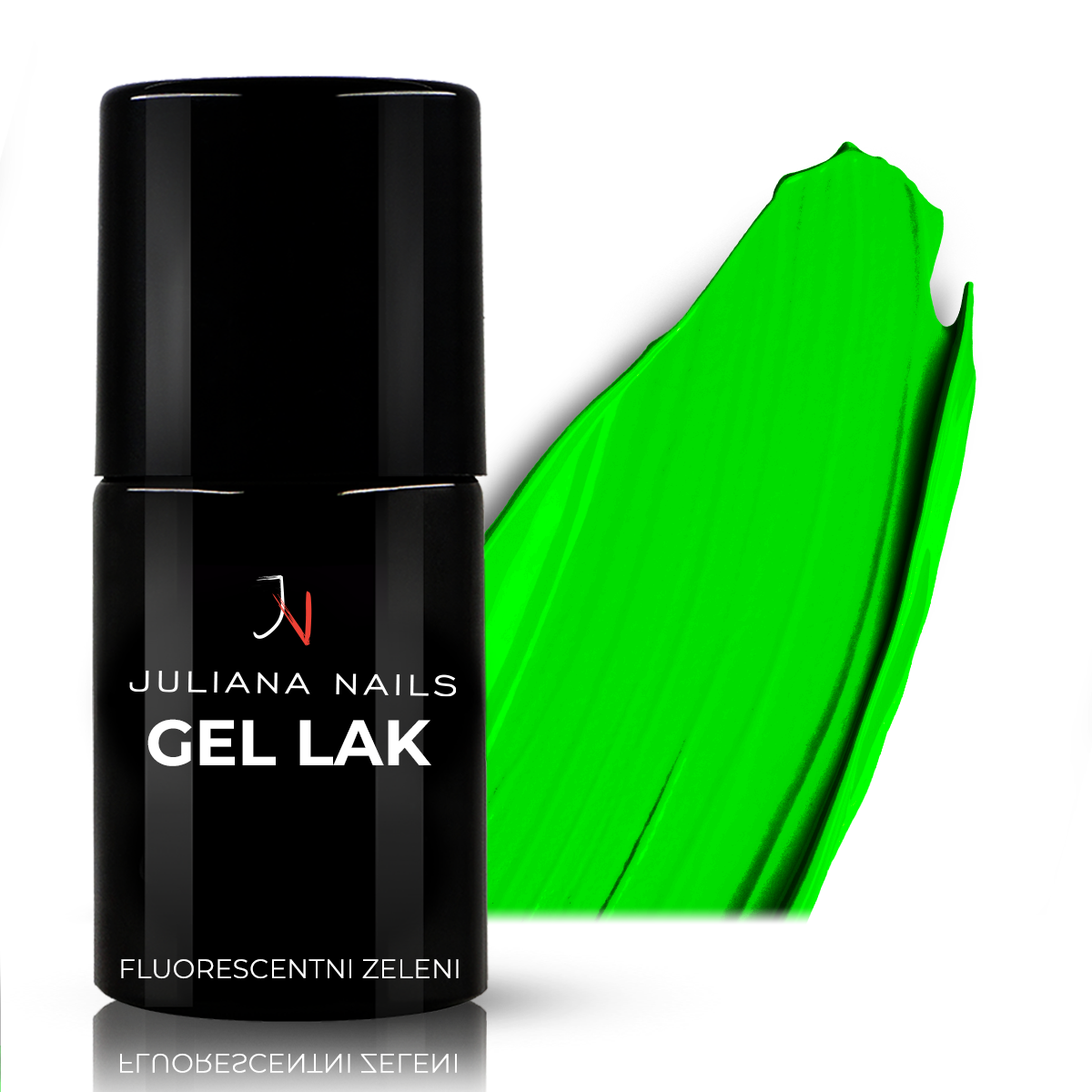 Vernis Semi-permanent Gel Lack 208 - Vert Lumineux
