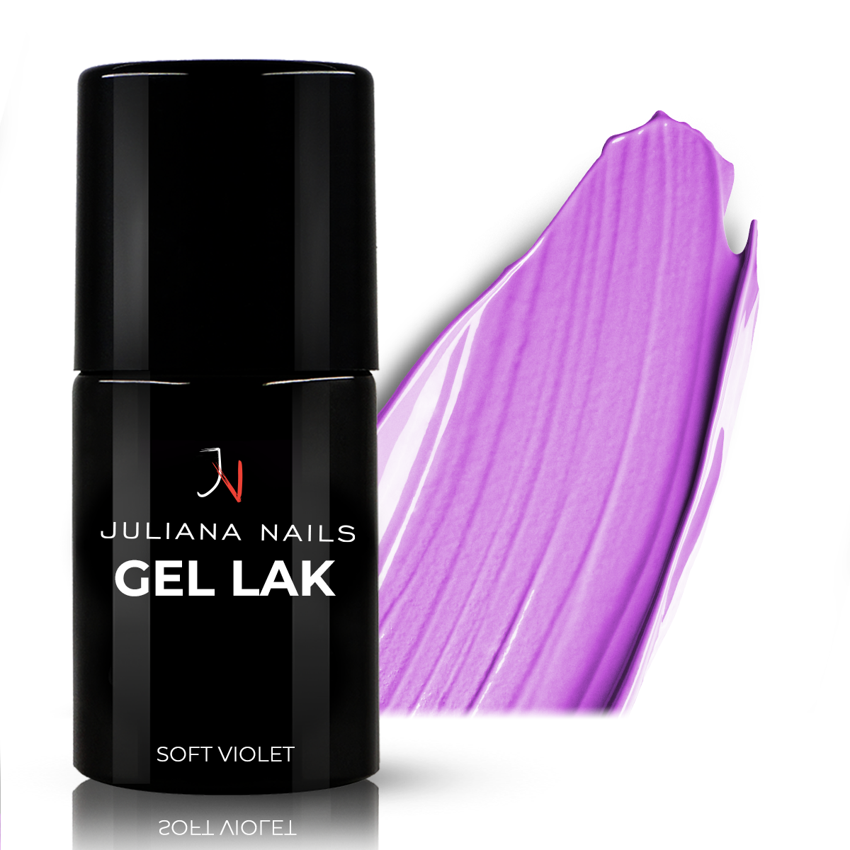 Vernis Semi-permanent Gel Lack 263 - Soft Violet