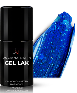 Vernis Semi-permanent Gel Lack 572 - Diamond Glitter Harmony
