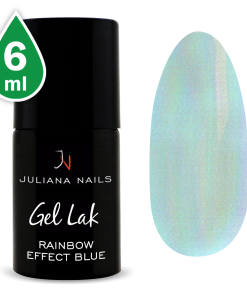 Vernis Semi-permanent Gel Lack 640 - Rainbow Effect Blue