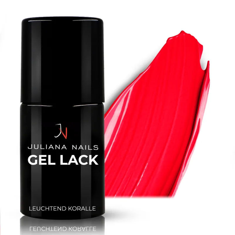 Vernis Semi-permanent Gel Lack 402 - Leuchtend Koralle